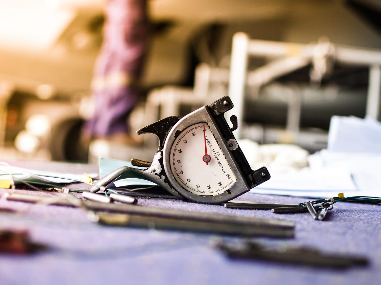 Cable Tensiometer Calibration